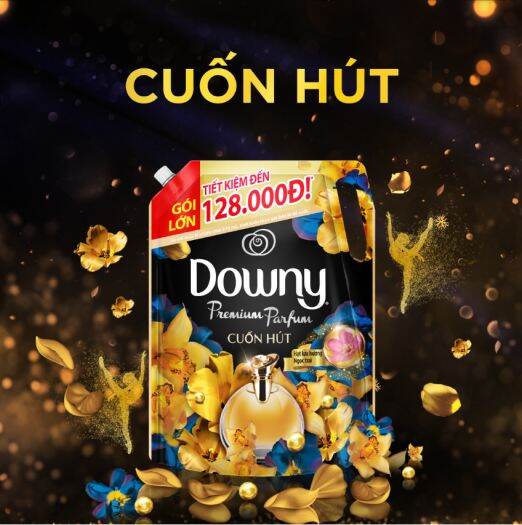 [HCM]Nước xả vải Downy đậm đặc Cuốn Hút 2.2l