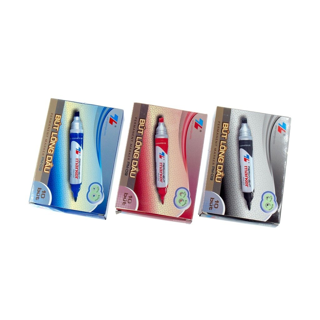 1 hộp bút lông dầu TL PM09 xanh