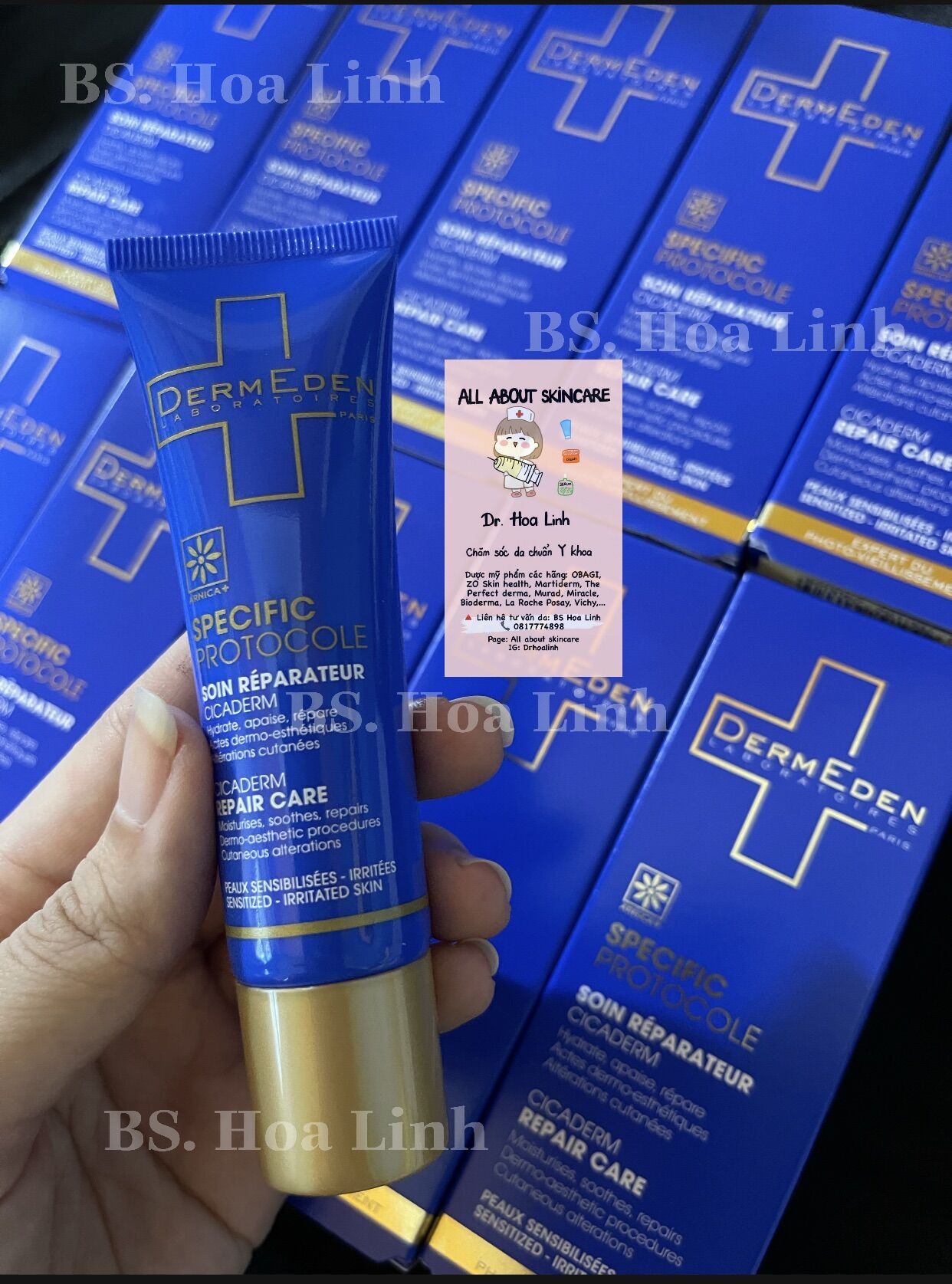 KEM DƯỠNG ẨM PHỤC HỒI DA DERMEDEN