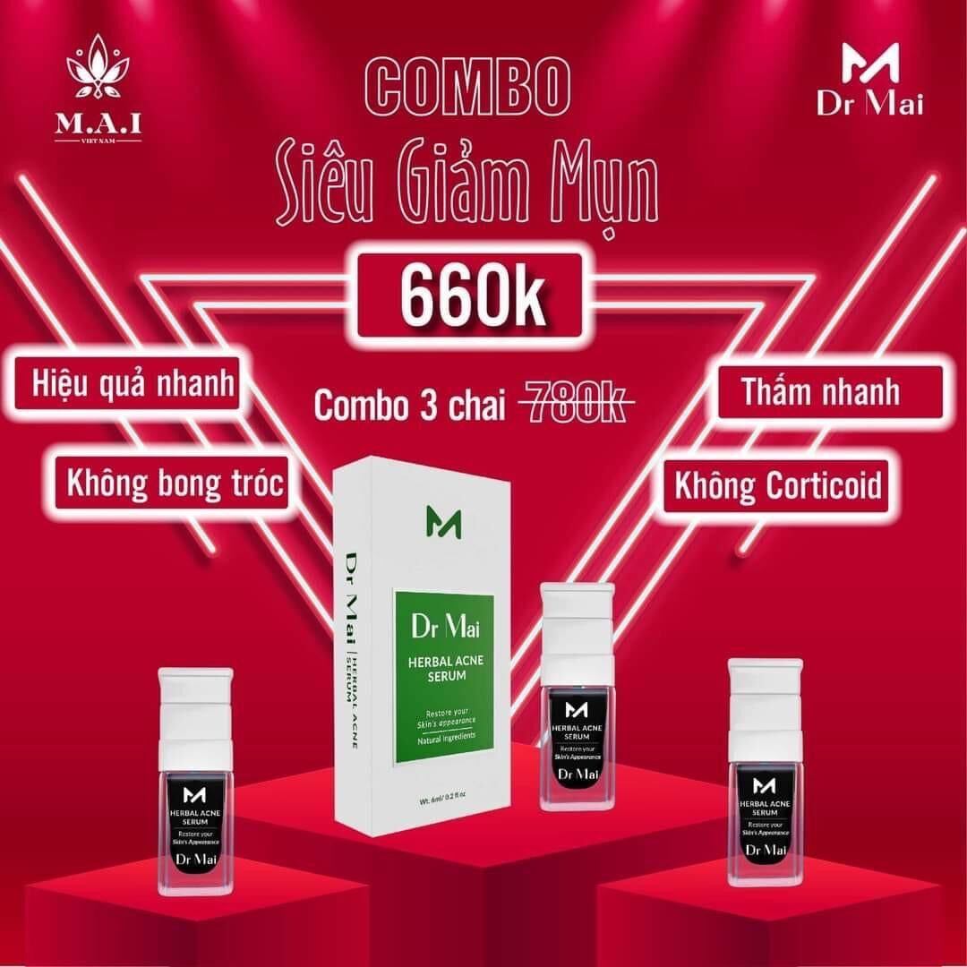 Combo 3 lọ Dr Mai nguyên chất