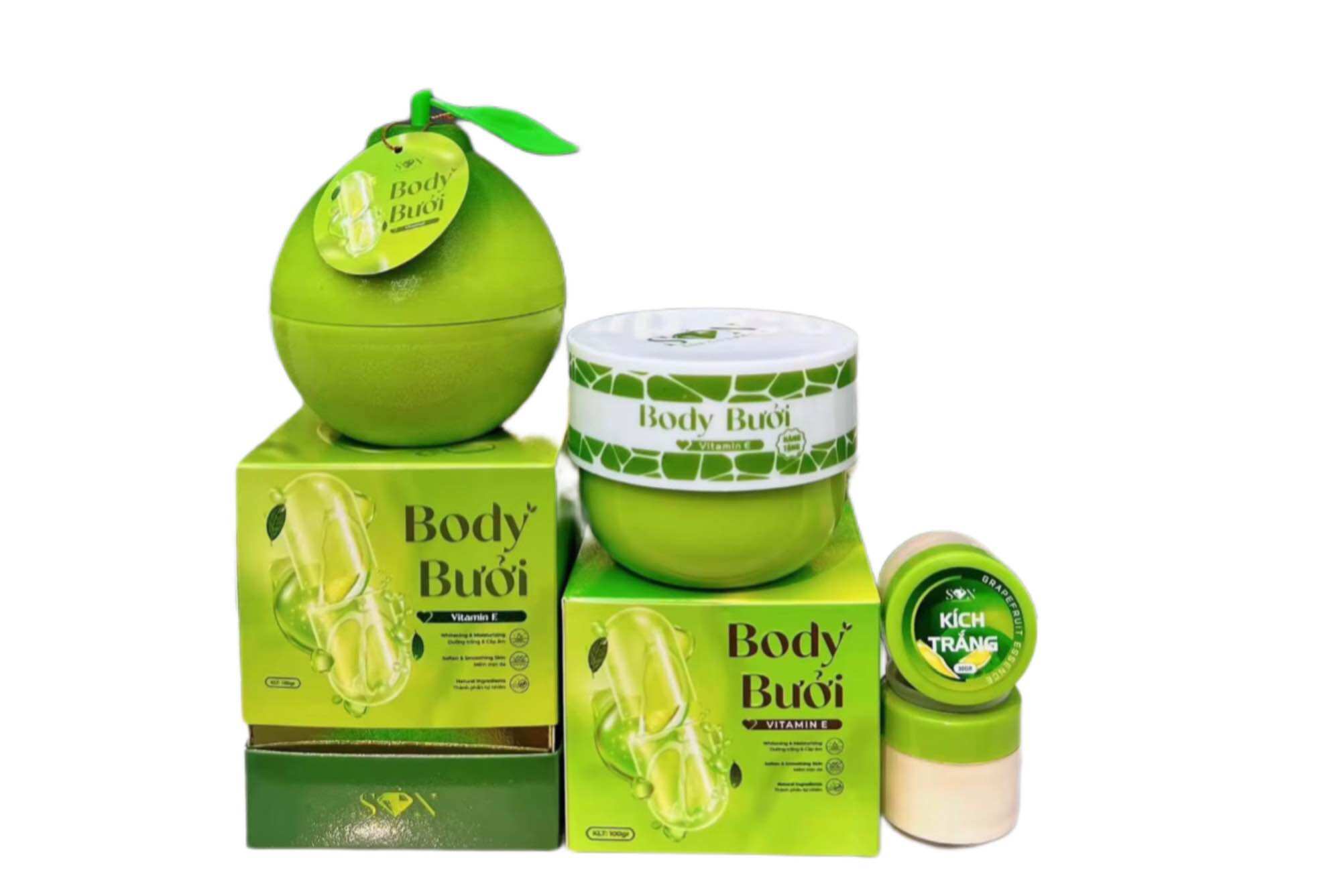 Combo Kem body bưởi S.O.N - Combo body bưởi măng cụt