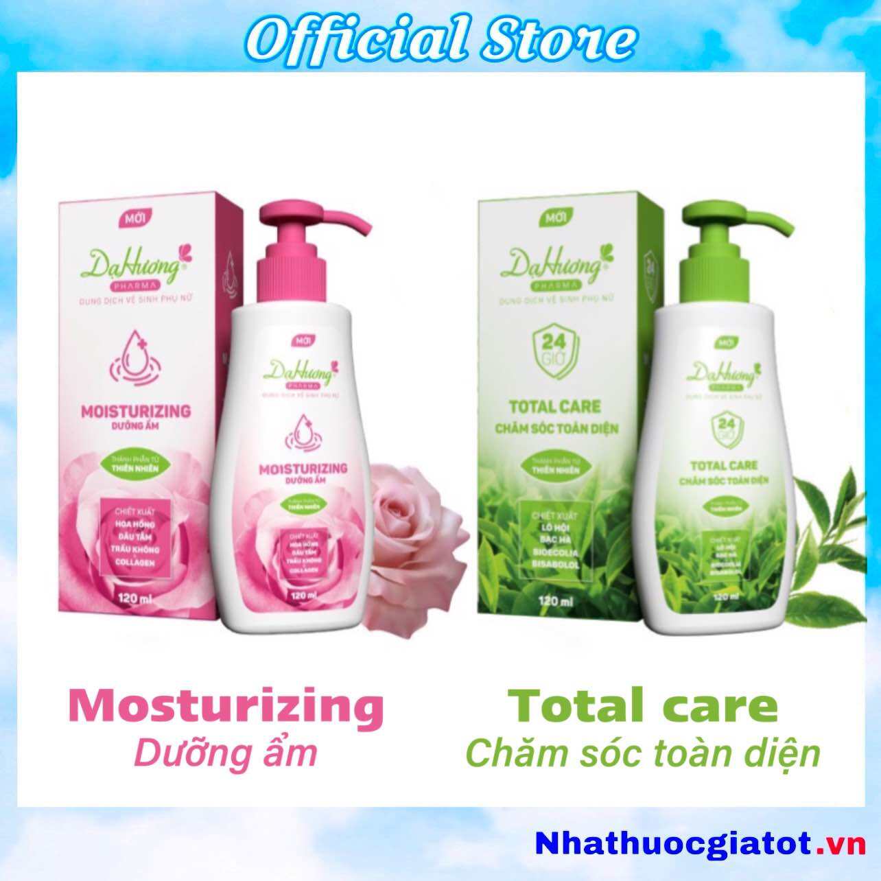 Dung Dịch Vệ Sinh Phụ Nữ Dạ Hương Pharma Chai 120ml