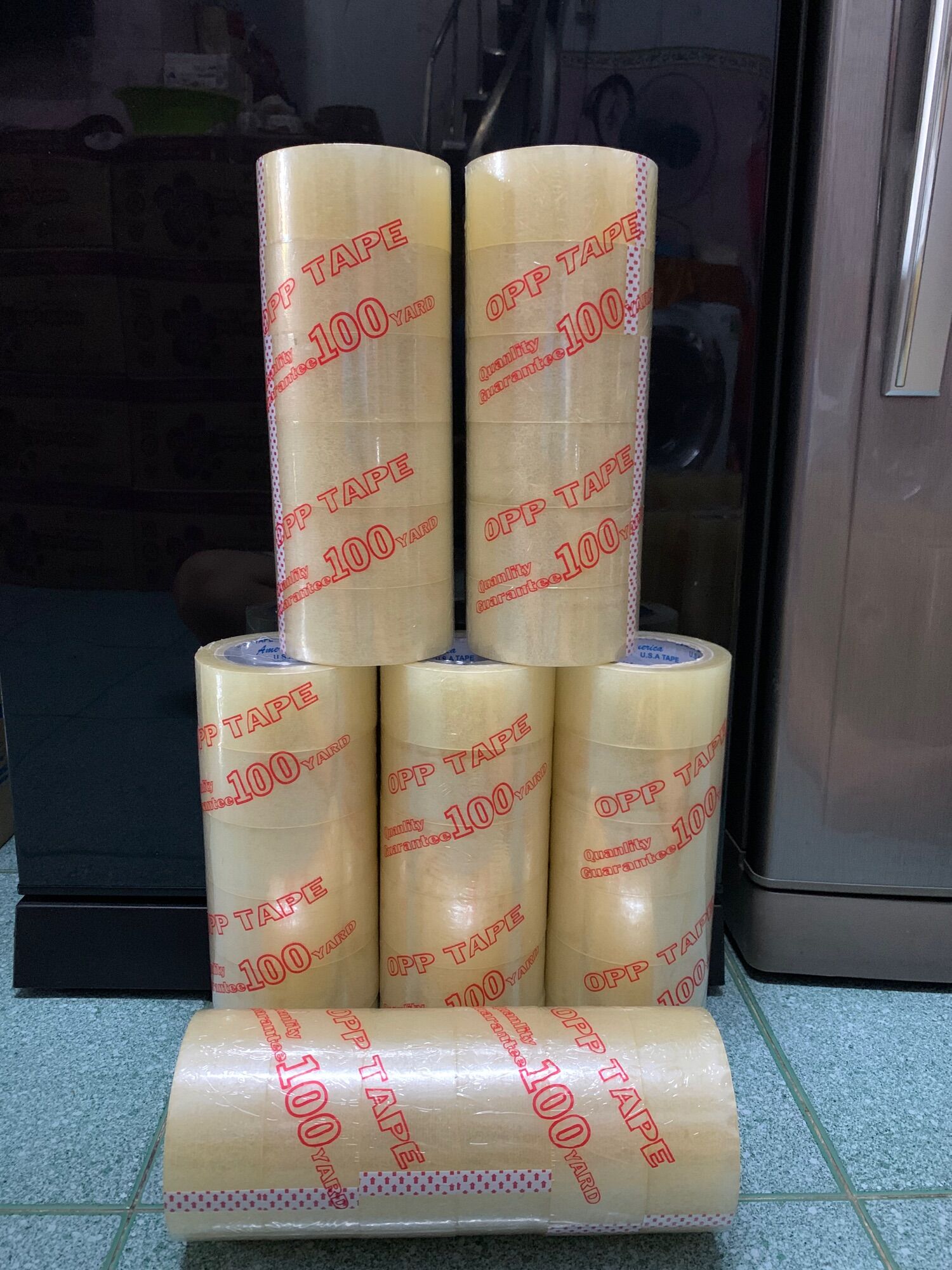 CUỘN BĂNG KEO 100YARD - HÀNG CHUẨN BÁM DÍNH TỐT