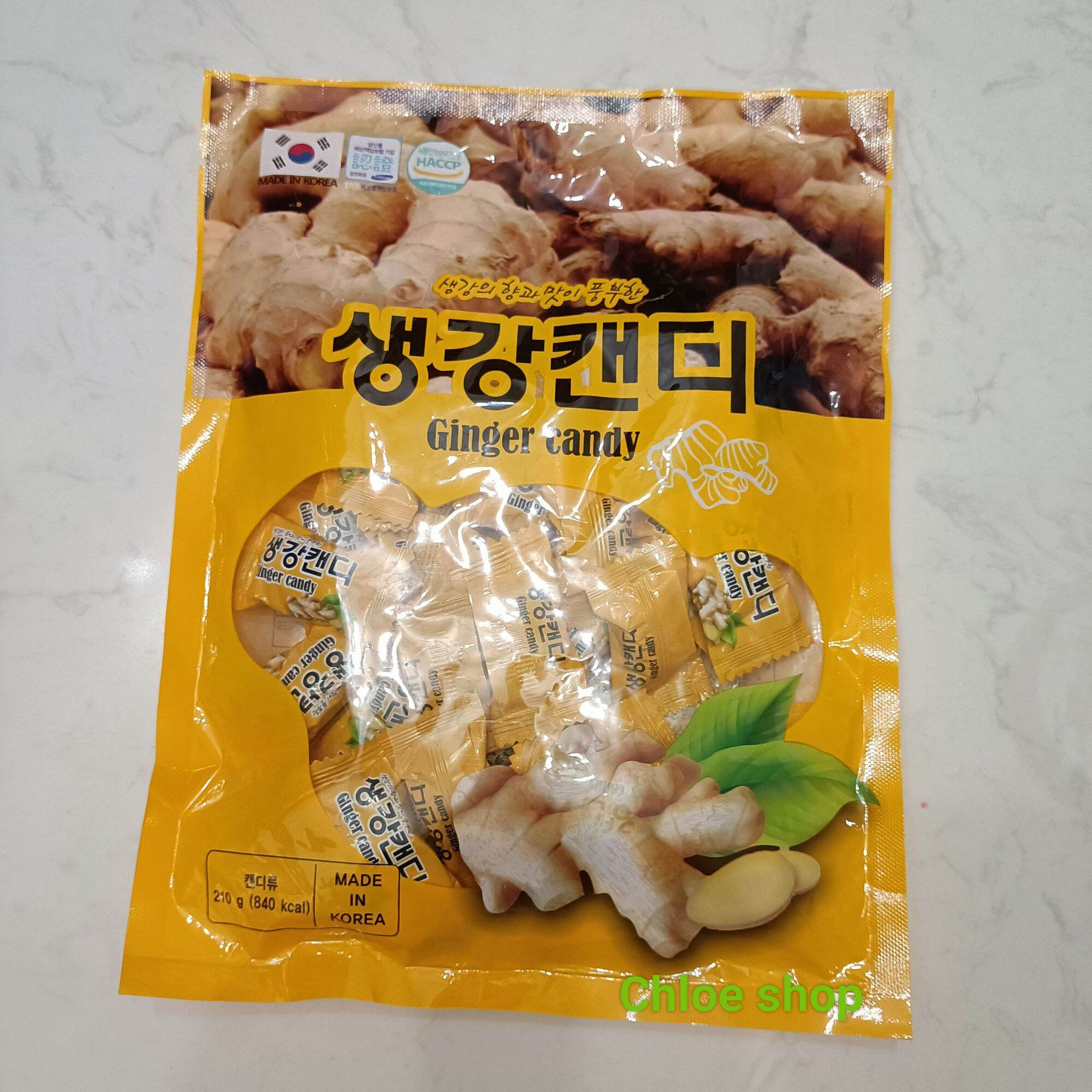 Kẹo Gừng, kẹo quế 210g Hàn Quốc chính hãng