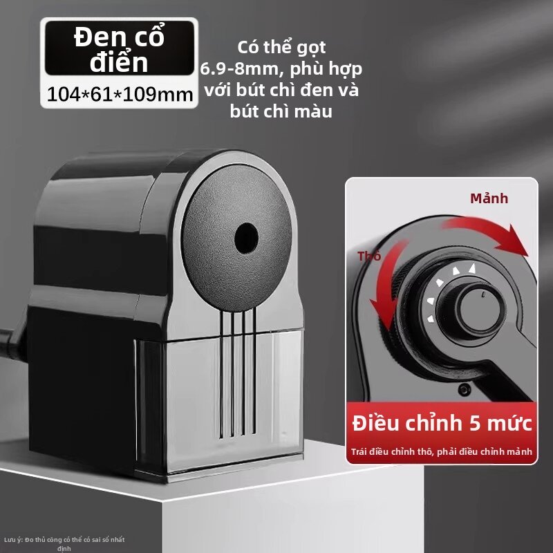 deli | Chuốt Bút Chì Quay Tay Cho Vẽ Mỹ Thuật