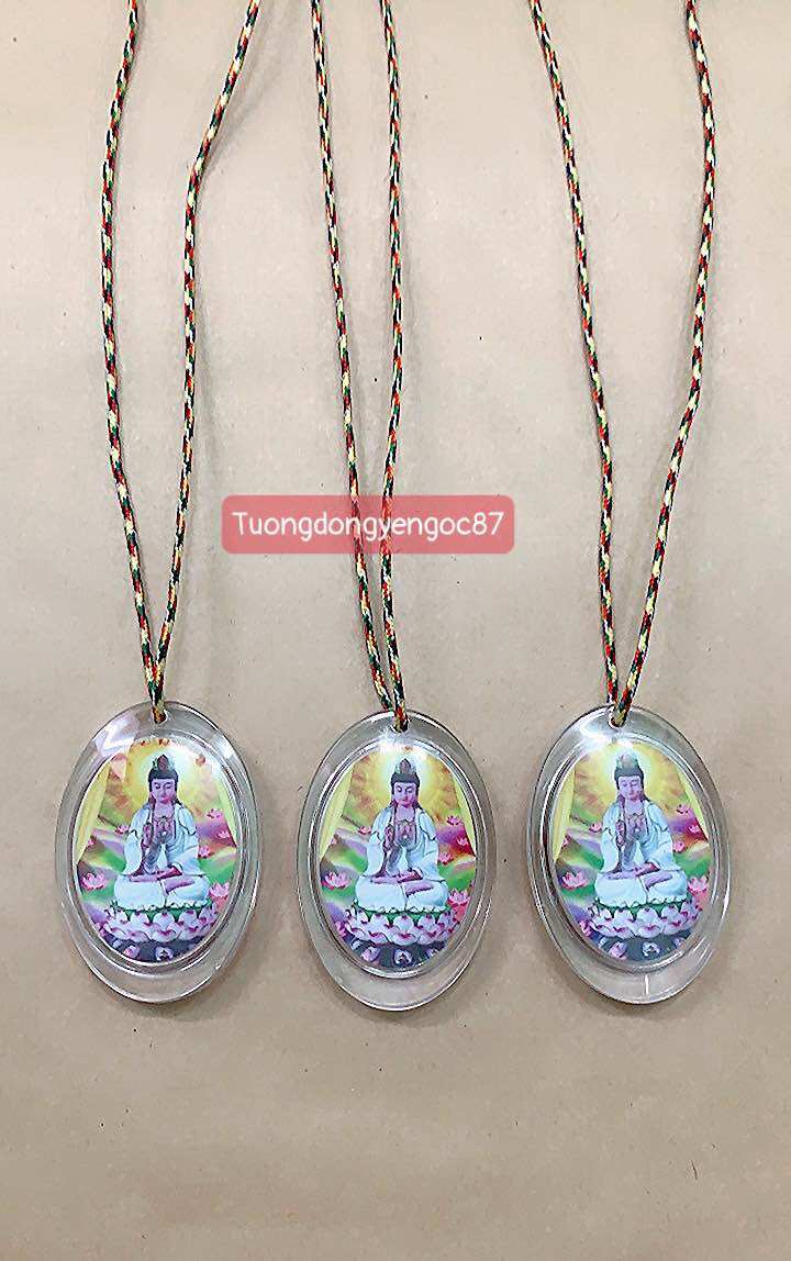 Peaceful Guanyin Buddha Necklace