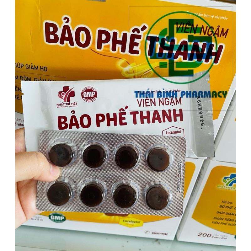 Gói 1 Vỉ 8 viên kẹo ngậm Bảo Phế Thanh - Bổ phế, giảm ho, long đờm