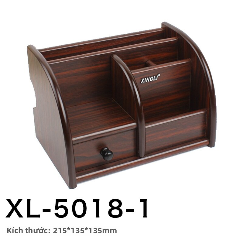 XINGLI | Giá Đựng Bút Gỗ Đa Năng Phong Cách Bắc Âu Cổ Điển