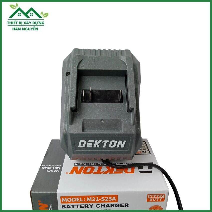Sạc Dekton M21-S25A 2.5A, cục sạc pin, màu xám