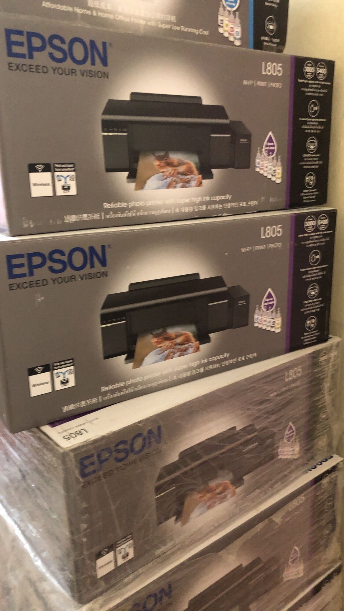 [Trả góp 0%]máy in phun màu epson l805 khổ A4 có wifi