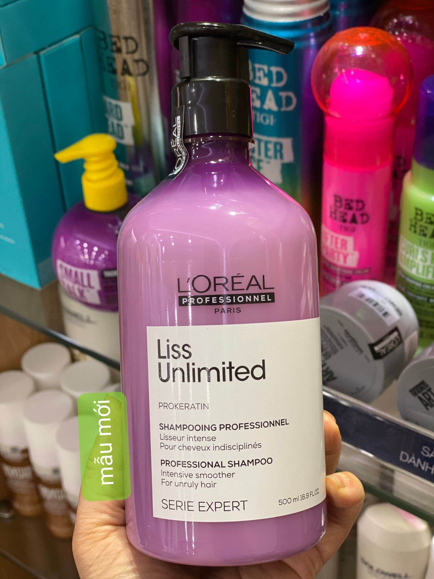 Dầu gội loreal dành cho tóc duỗi thẳng liss ultime shampoo 500ml