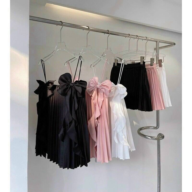 (SHOP TÁO ĐỎ BIGSIZE 50KG ĐẾN 90KG) set 2 dây nơ to
