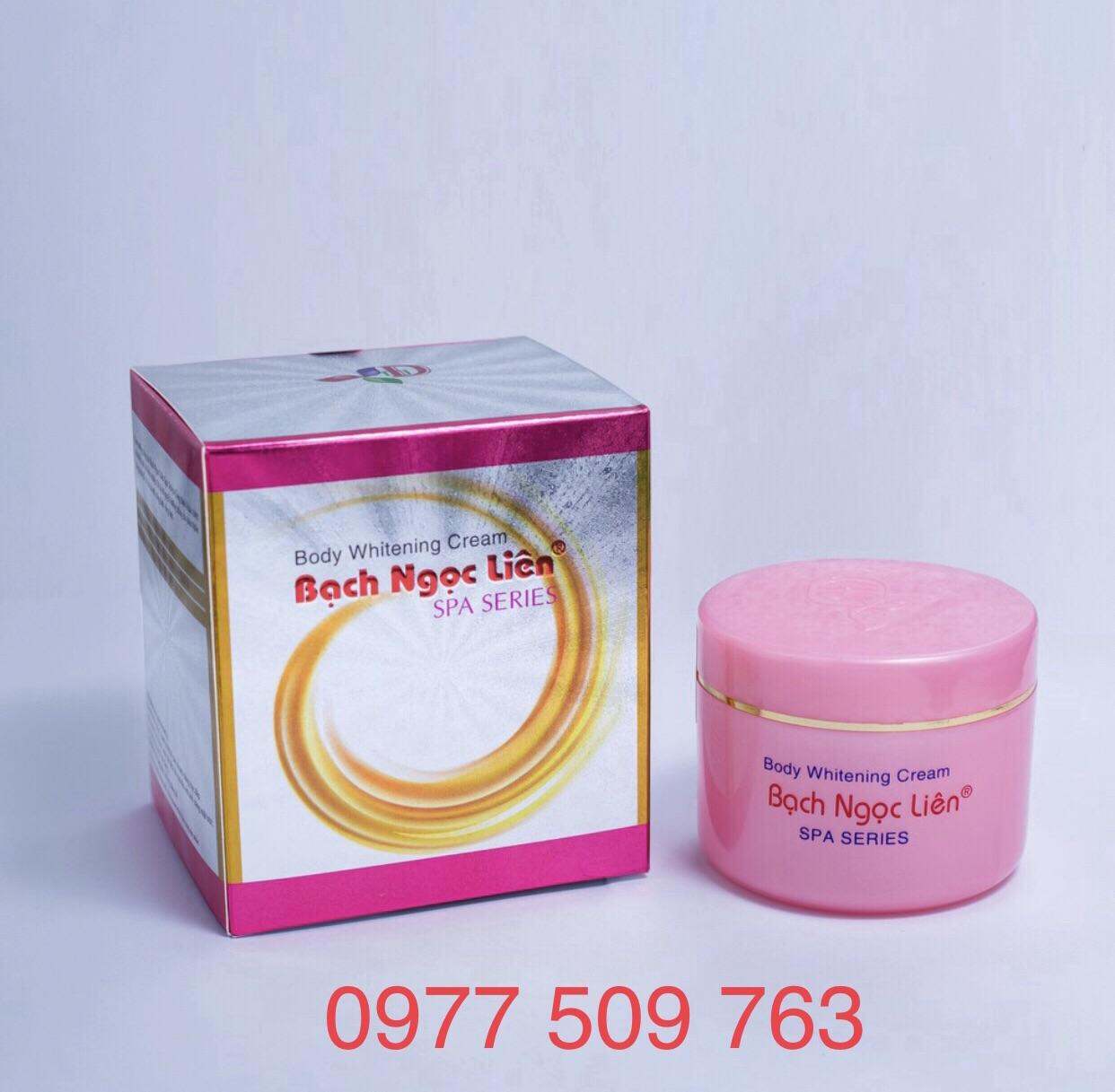 Chính hãng-Kem BẠCH NGỌC LIÊN dưỡng trắng da body - hồng 80gr
