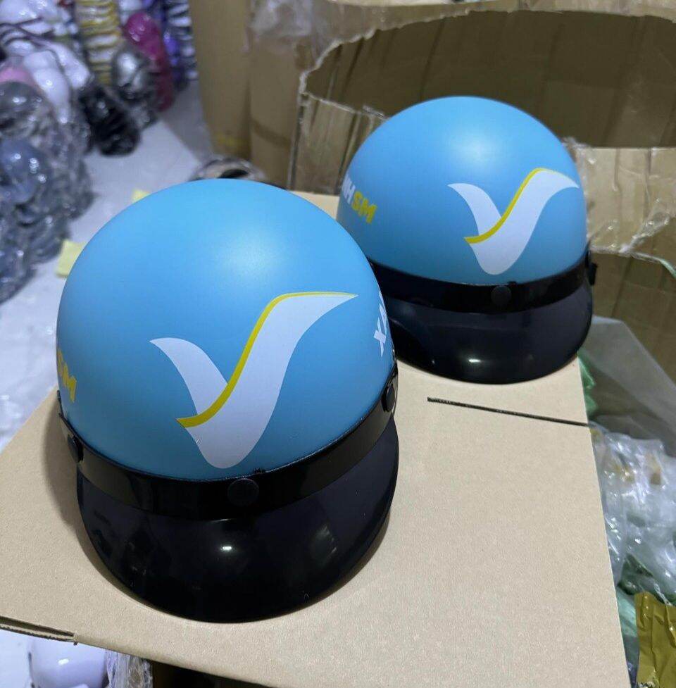 Mũ bảo hiểm xanh sm _ hàng chuẩn cty