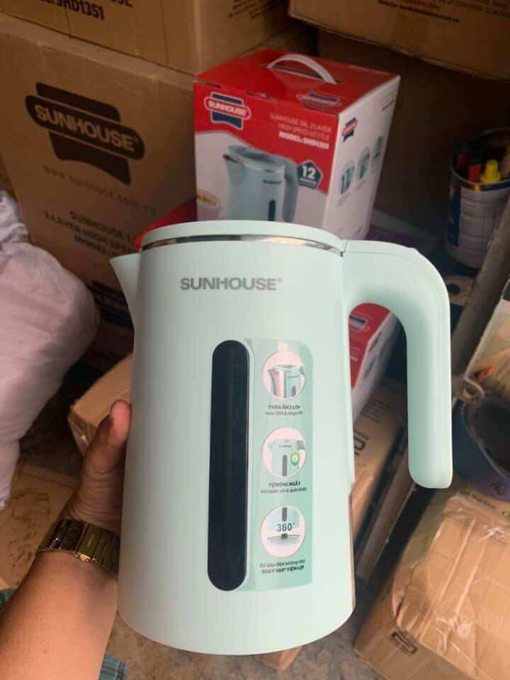 Ấm siêu tốc Sunhouse 1,8L