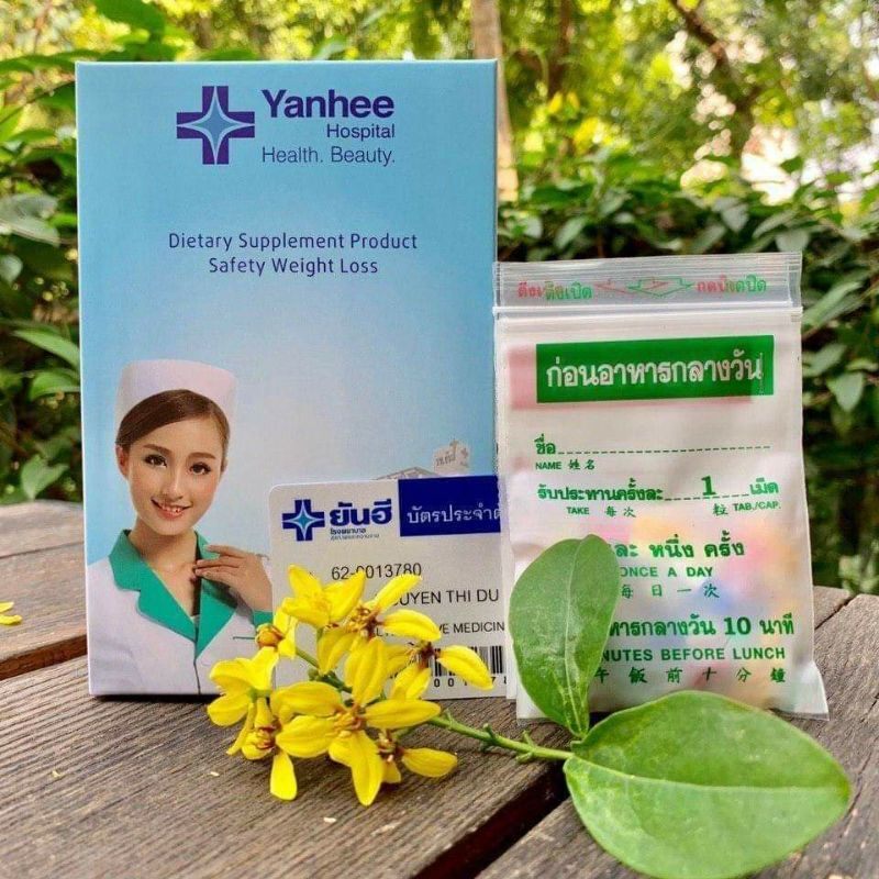 Giảm cân vip 7 Yanhee Thái lan cực mạnh phân giải mỡ thừa, hỗ trợ đẹp dáng đẹp eo thon