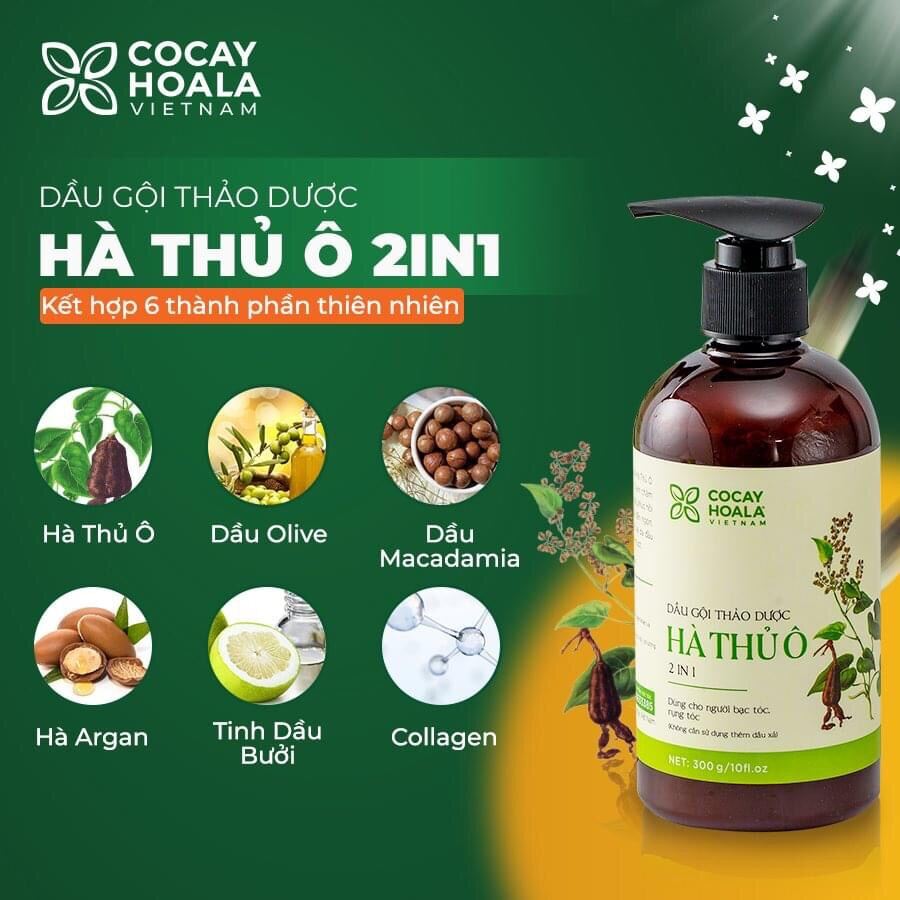 Dầu Gội Hà Thủ Ô Chai 450Ml - Ngăn Ngừa Bạc Tóc Giảm Rụng Tóc