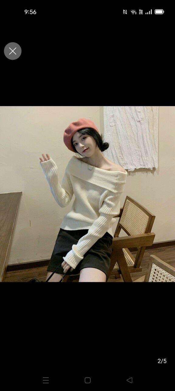 Áp bẹt vai gân len ảnh thật siêu hot