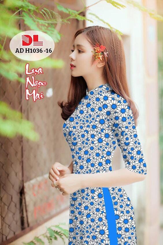 [HCM]Vải áo dài hoa cúc