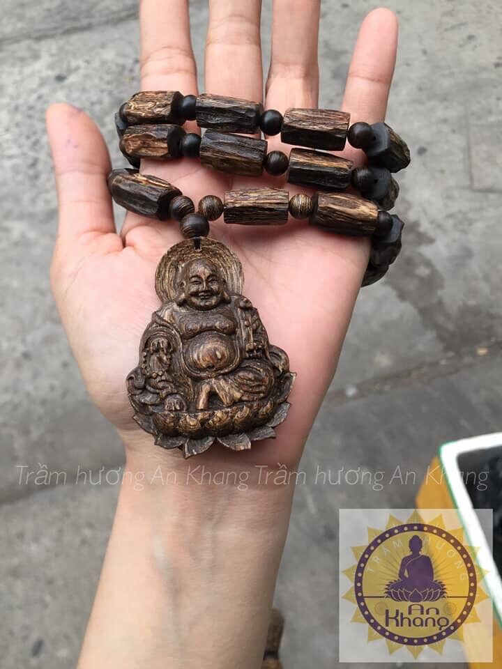 Mặt di lặc trầm sánh chìm cao cấp.
