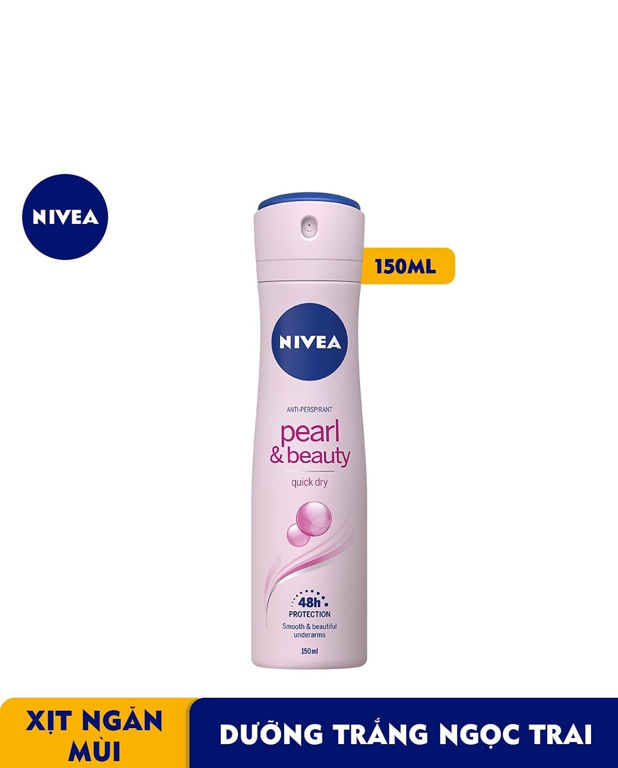 [HCM]Xịt Ngăn Mùi Nữ Ngọc Trai Nivea (150ml)