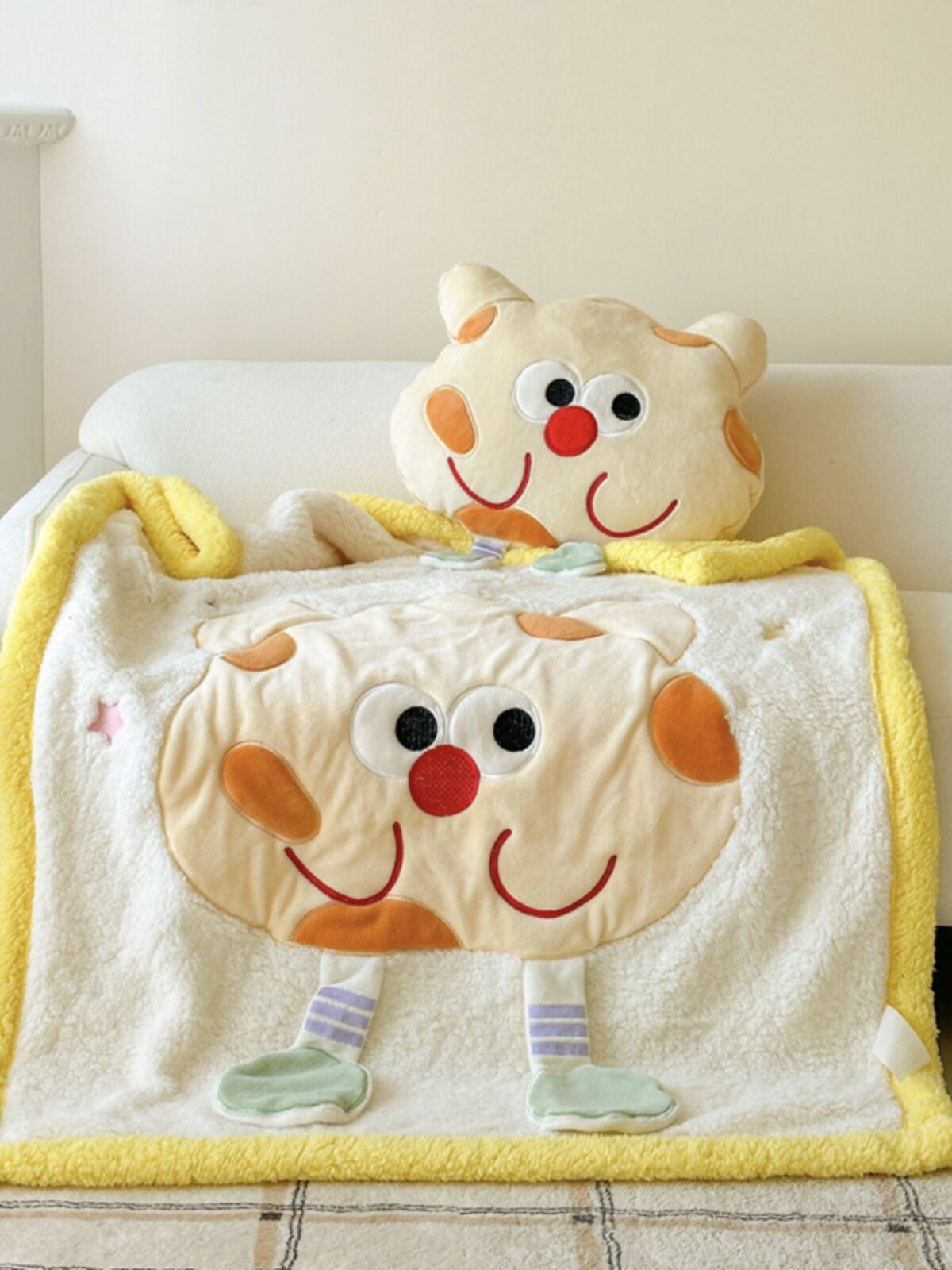 WUYINLIANGPIN | Warm and Soft Cartoon Lambswool Blanket for Children and Infants Giá 841,000 Đồng*Miễn phí vận chuyển