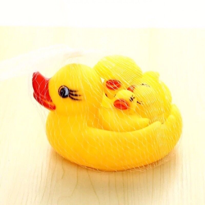 Đàn vịt thả bồn tắm gồm 1 mẹ 3 con