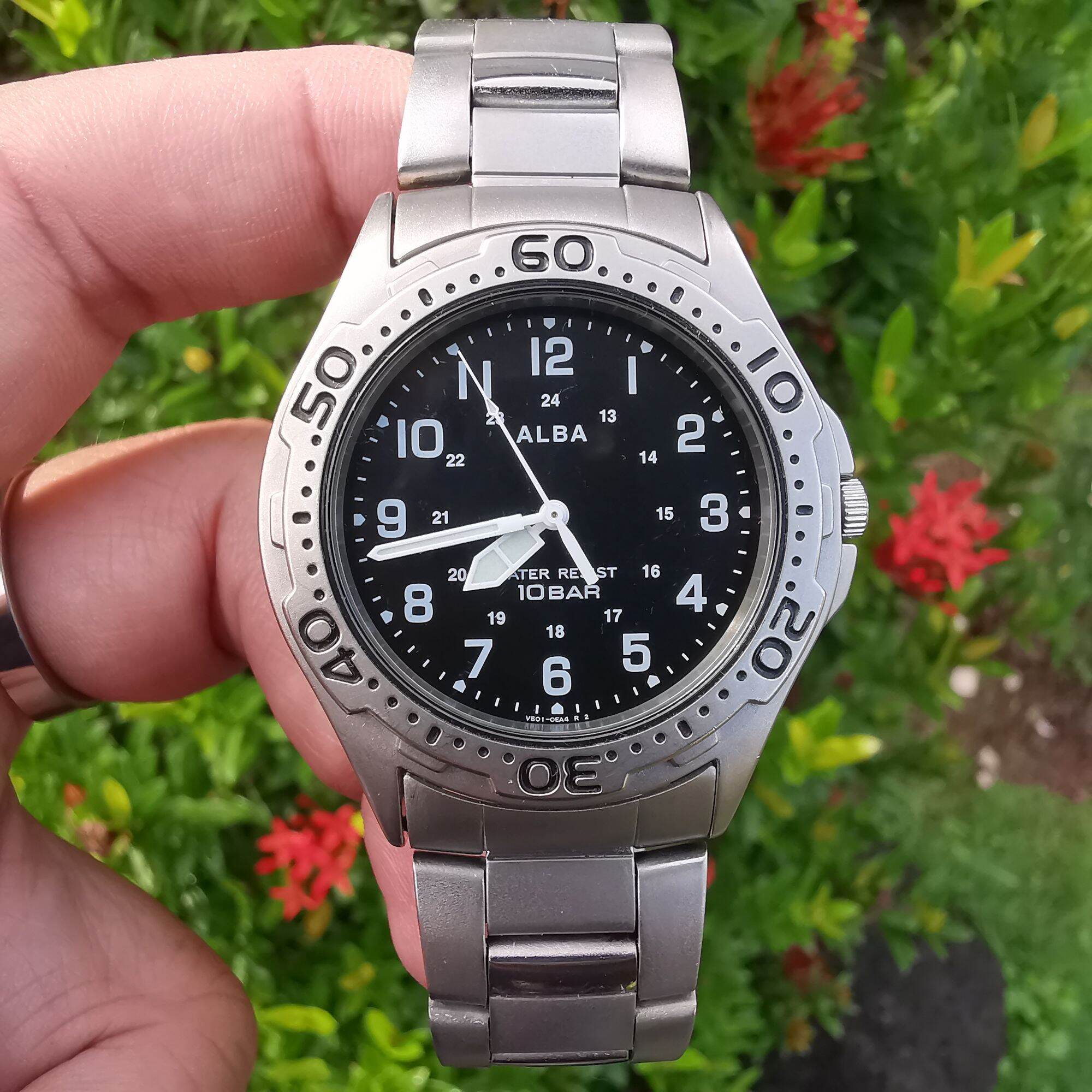 Đồng Hồ Si Nhật Nam ALBA - QUARTZ TITANIUM N.63