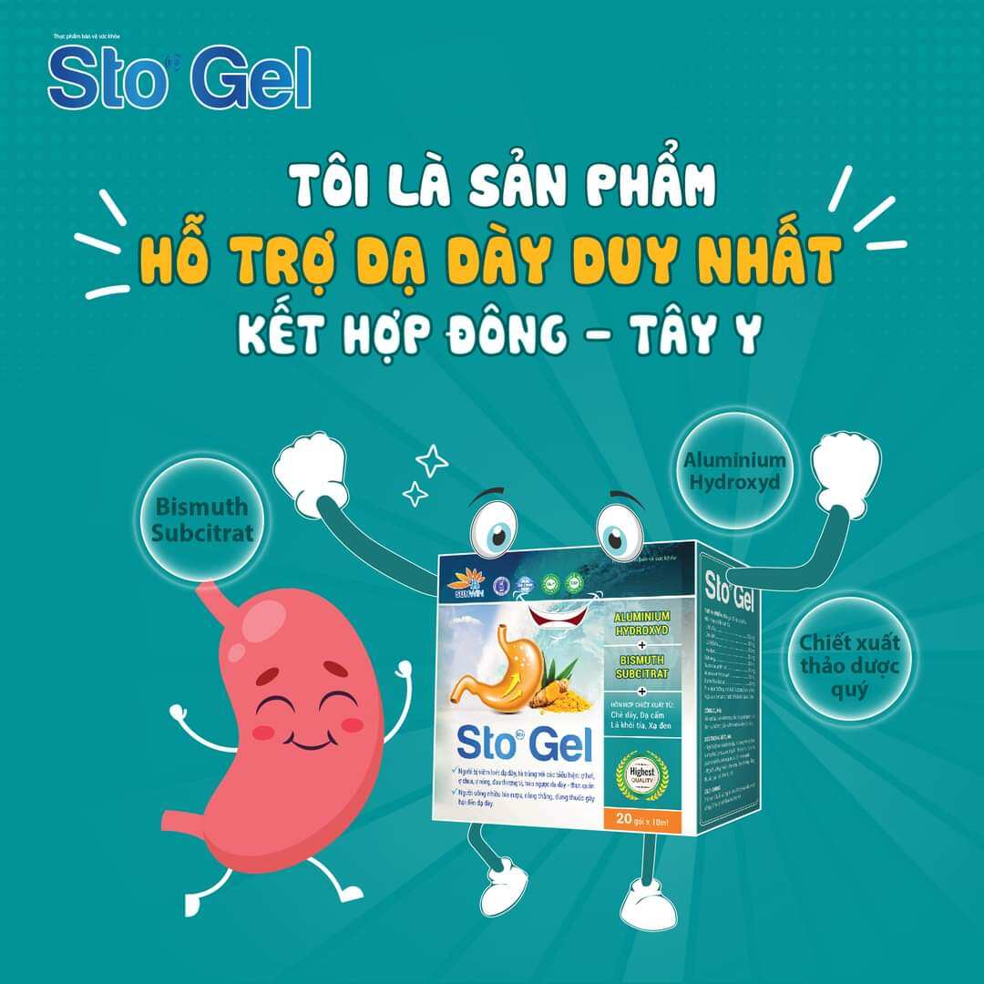 Stomax Gel - Dạ khoẻ tâm an