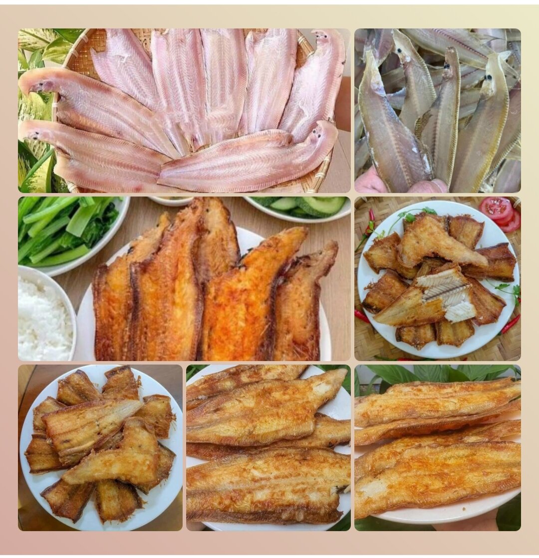 Khô cá lưởi trâu 500g đóng gói hút chân không