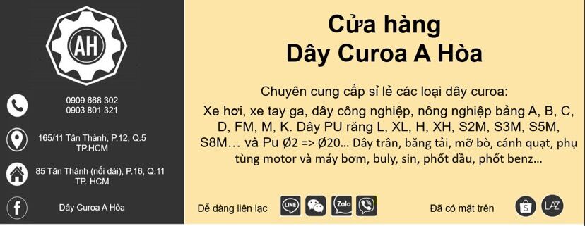 Dây curoa 315-3m-6mm