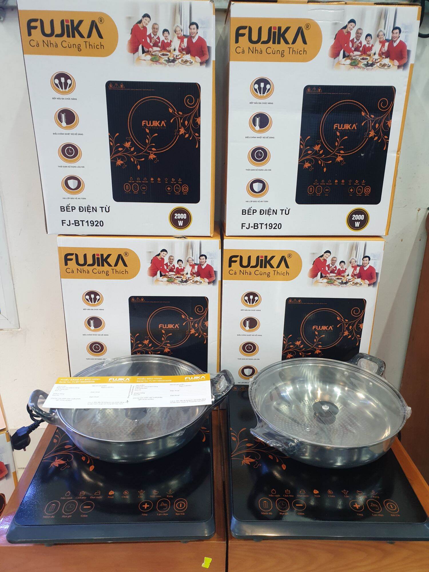 Bếp điện từ đơn 2000W FUJIKA. FJ-BT1920