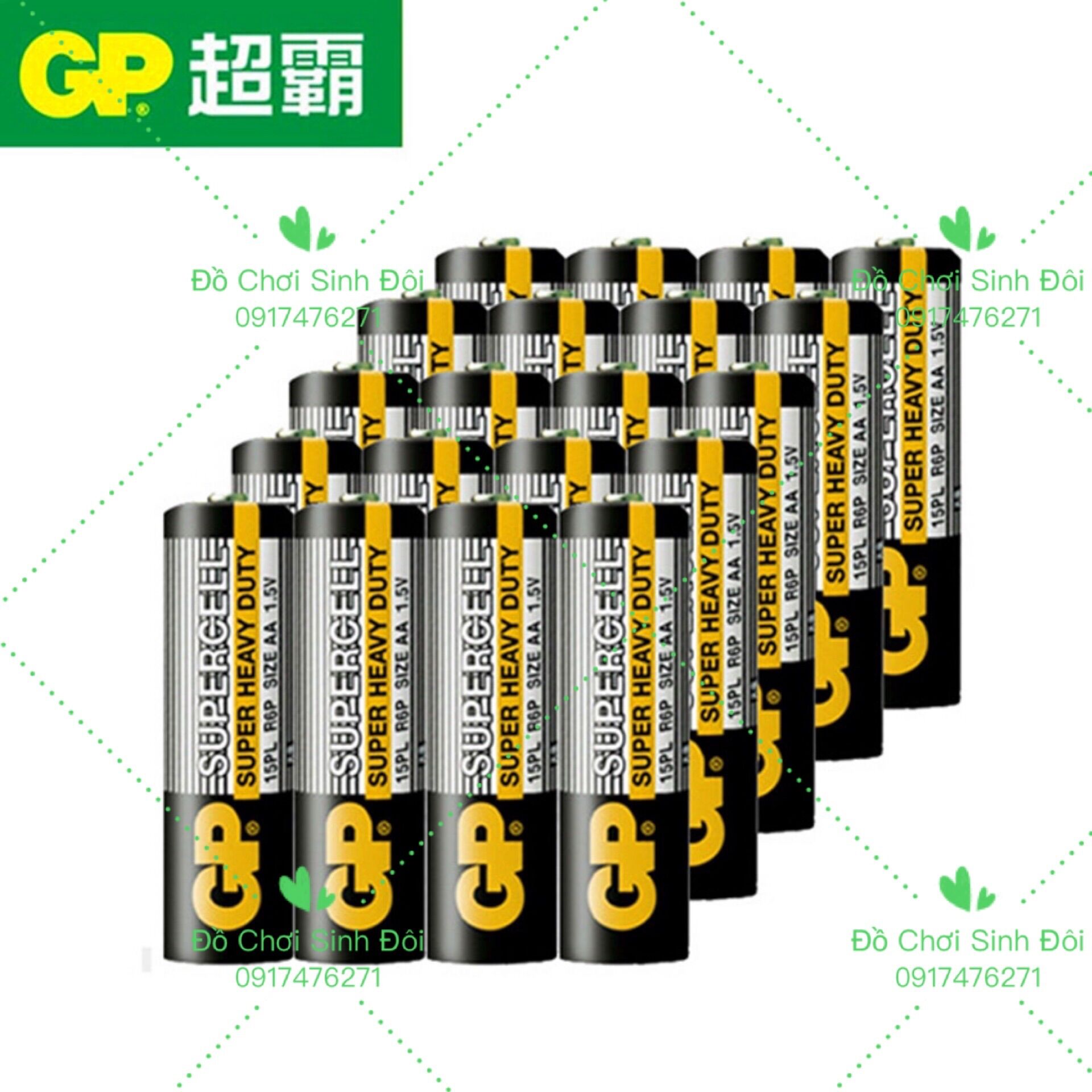 Pin 3A GP vàng - 4 viên