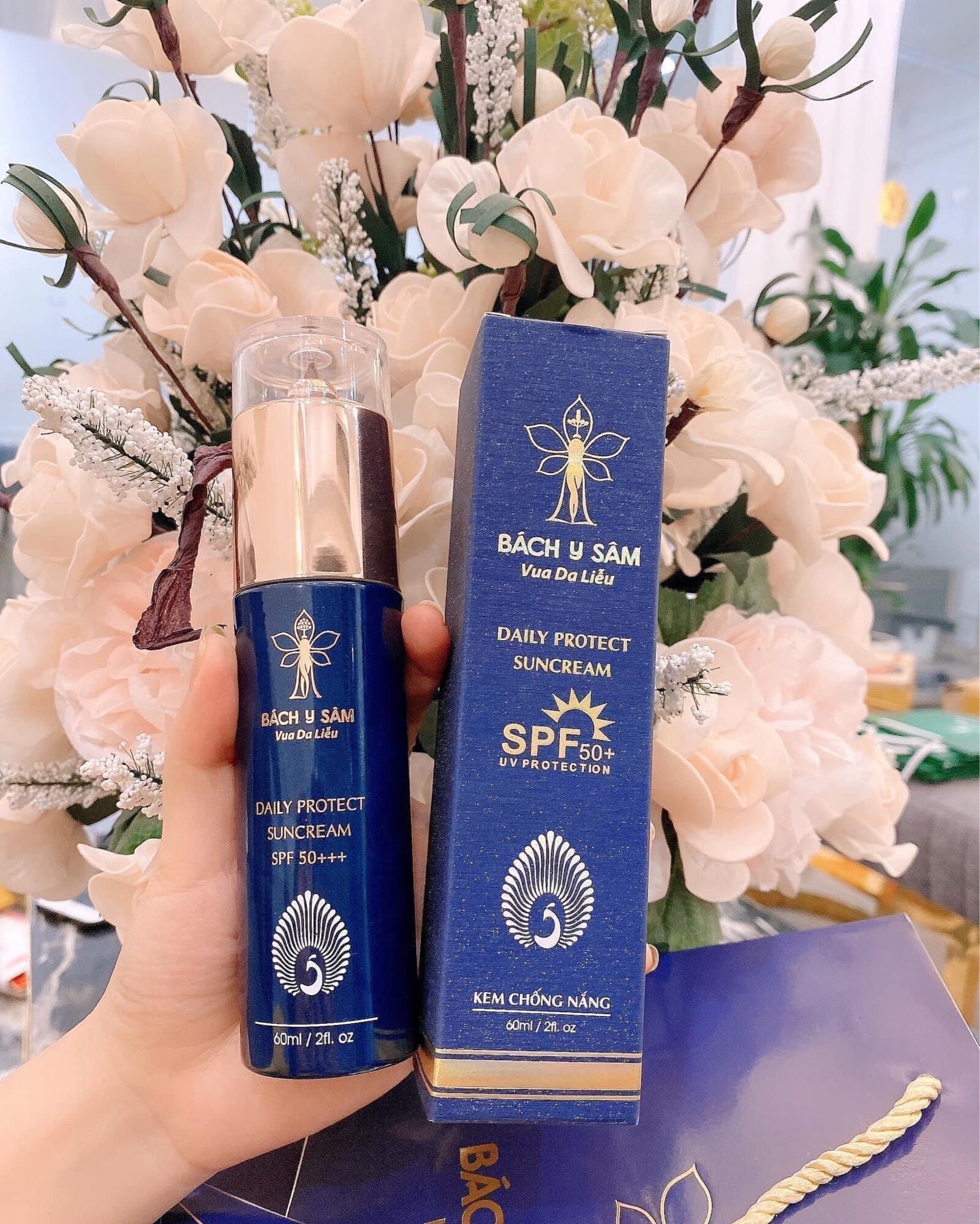 HCMKEM CHỐNG NẮNG SPF 50+ BÁCH Y SÂM