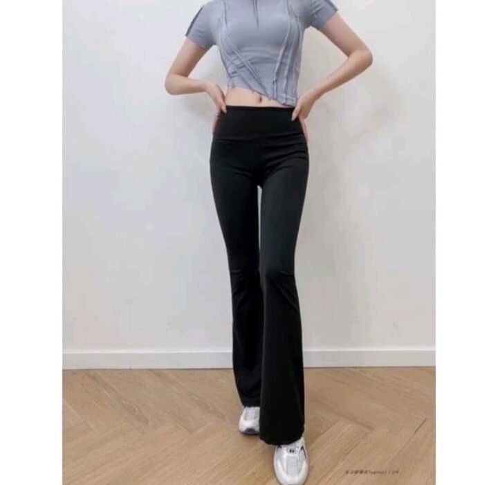 Quần legging nữ ống loe Co giãn bốn chiều