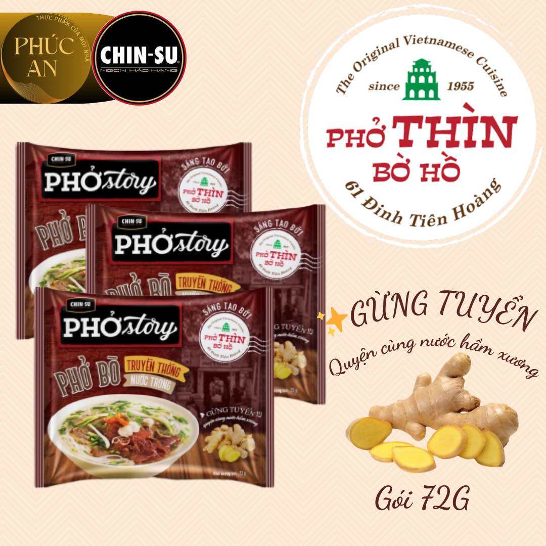 Phở Bò Phở Story gói 72gr CHIN