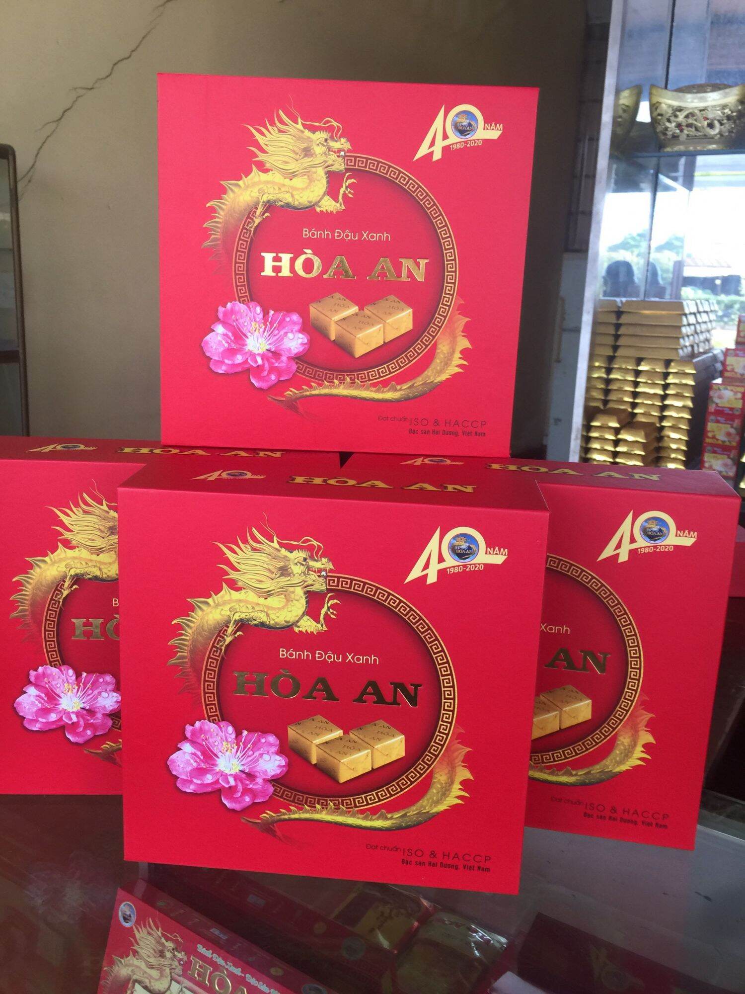 Bánh đậu xanh hộp như ý