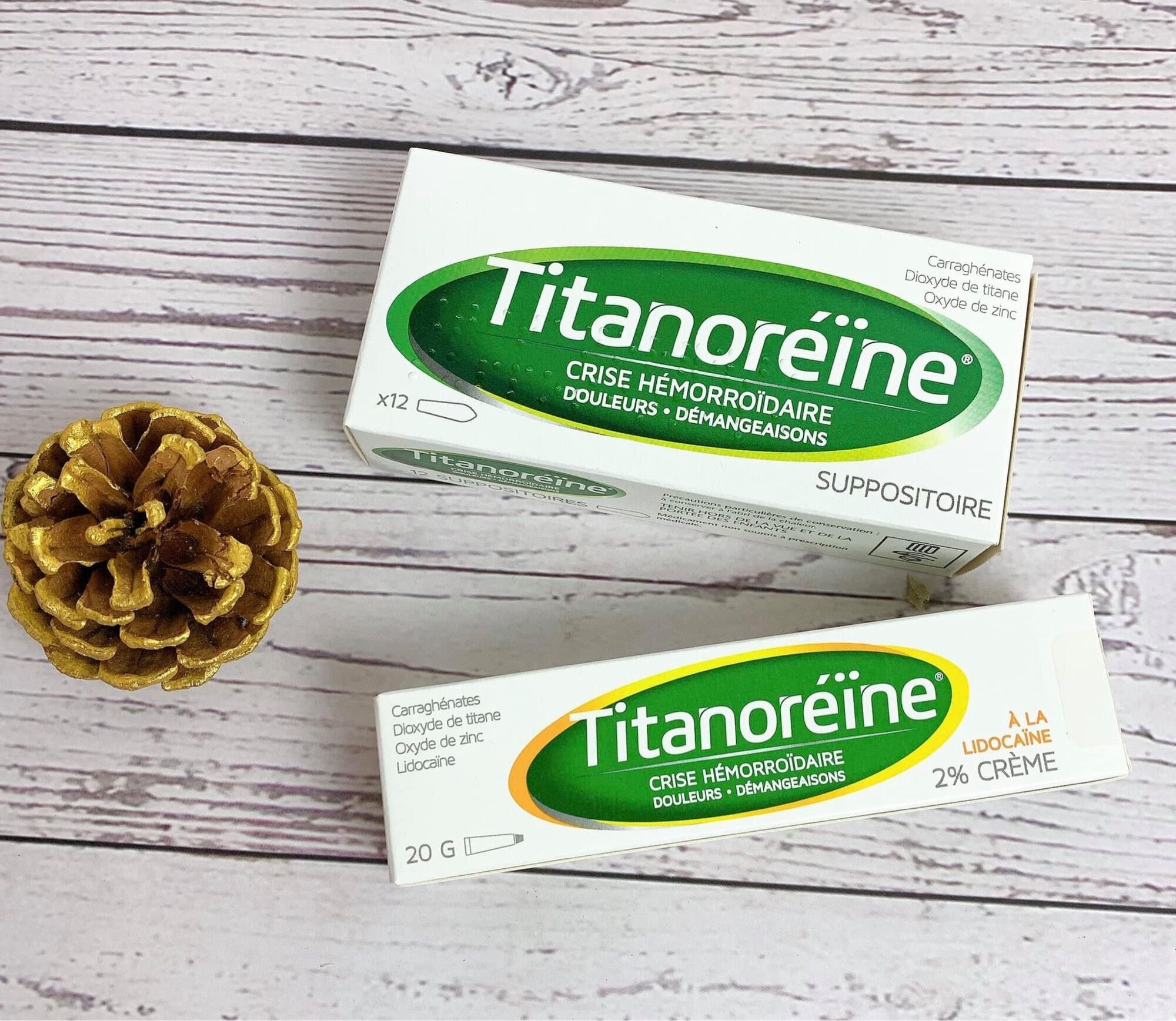 Viên trĩ đặt hậu môn Titanoreine