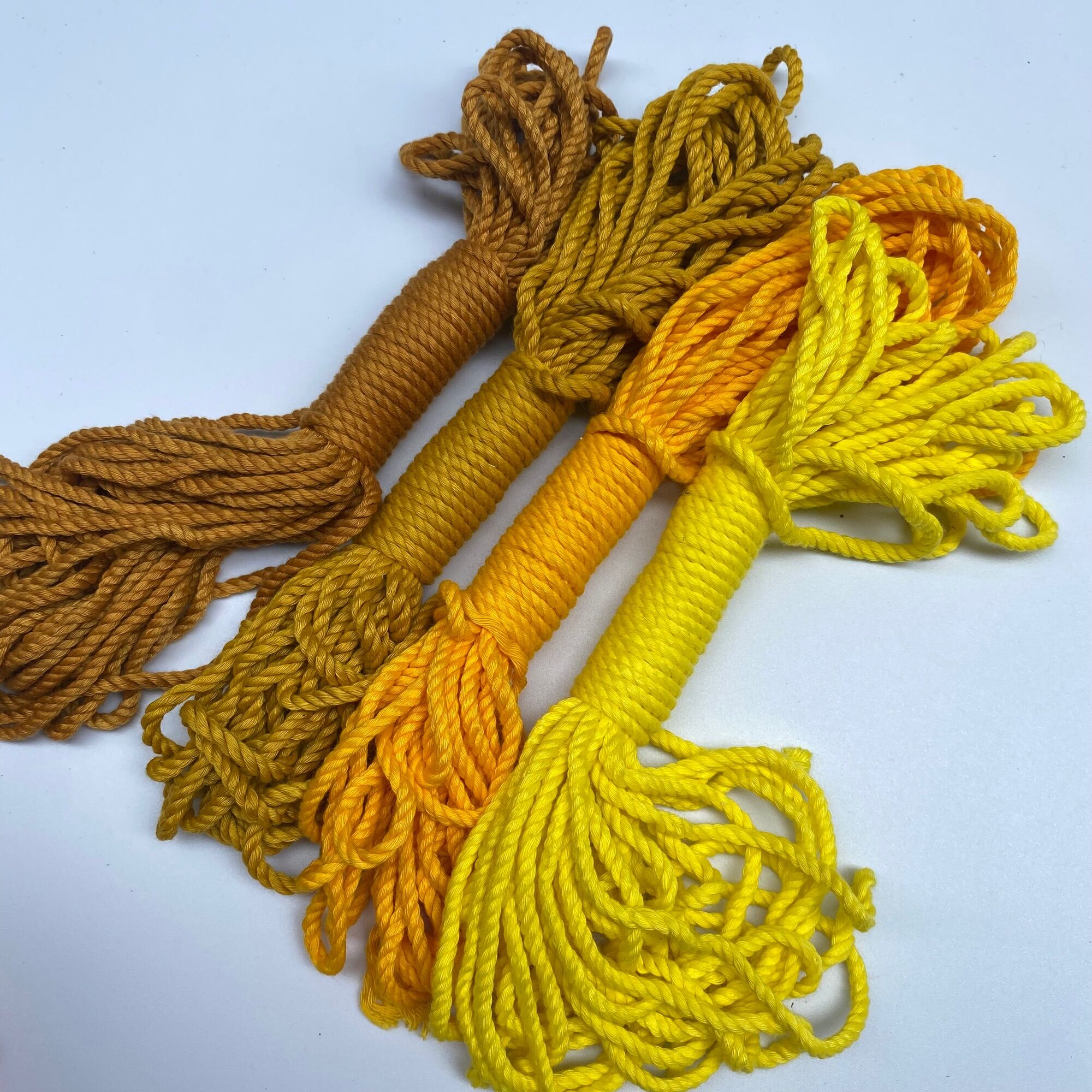 10mét Dây Thừng macrame xoắn 3mm đủ màu