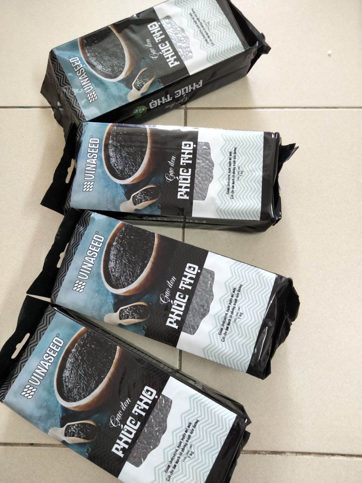 Eat Clean - Gạo Lứt Đen Hữu Cơ Phúc Thọ 1kg