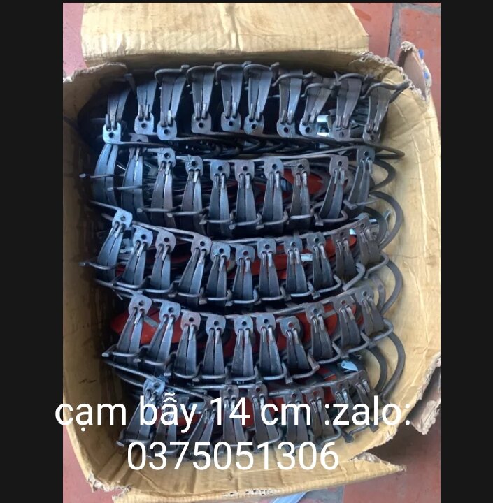 10 CHIẾC 14CM....10 CHIẾC 14CM CẠM BẪY THÚ RỪNG LOẠI 1