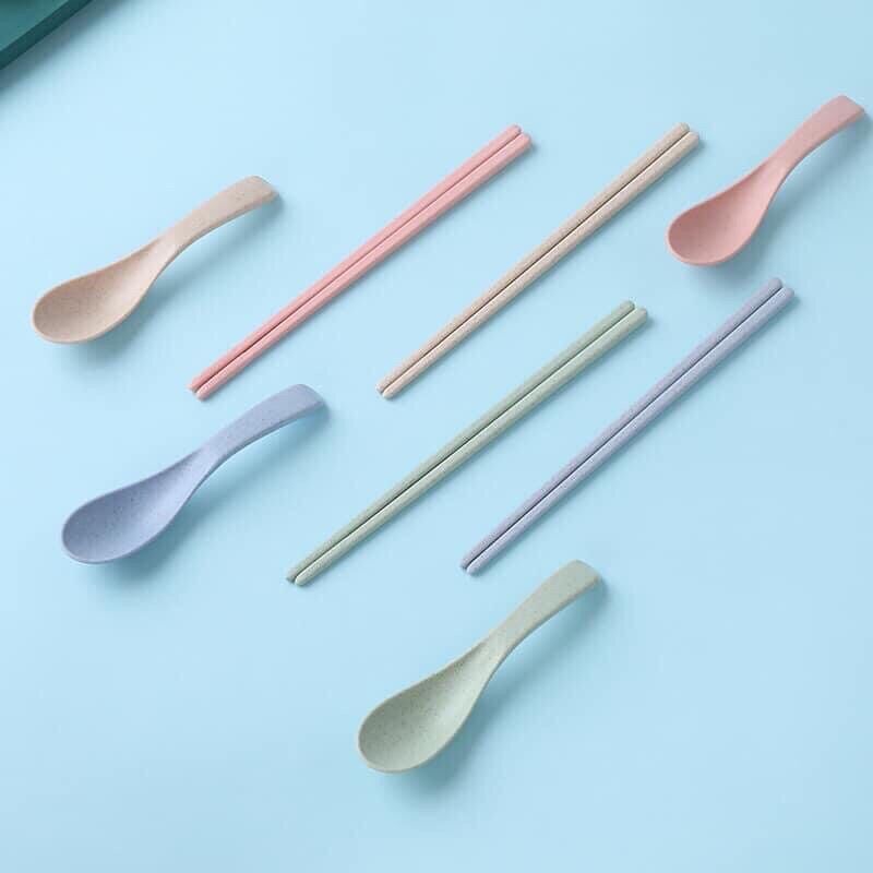 ĐŨA -THÌA LÚA MÀU PASTEL XINH