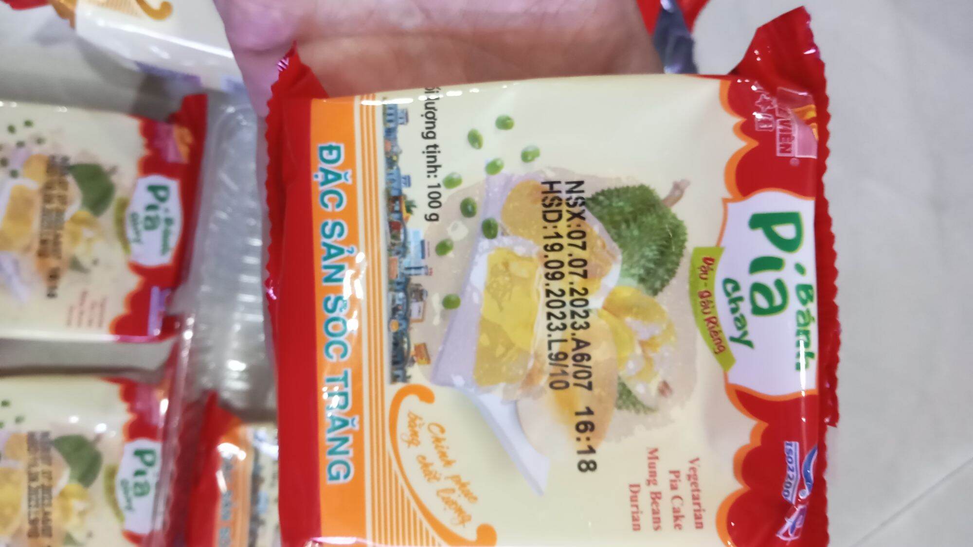 Bánh pía chay Tân Huê Viên