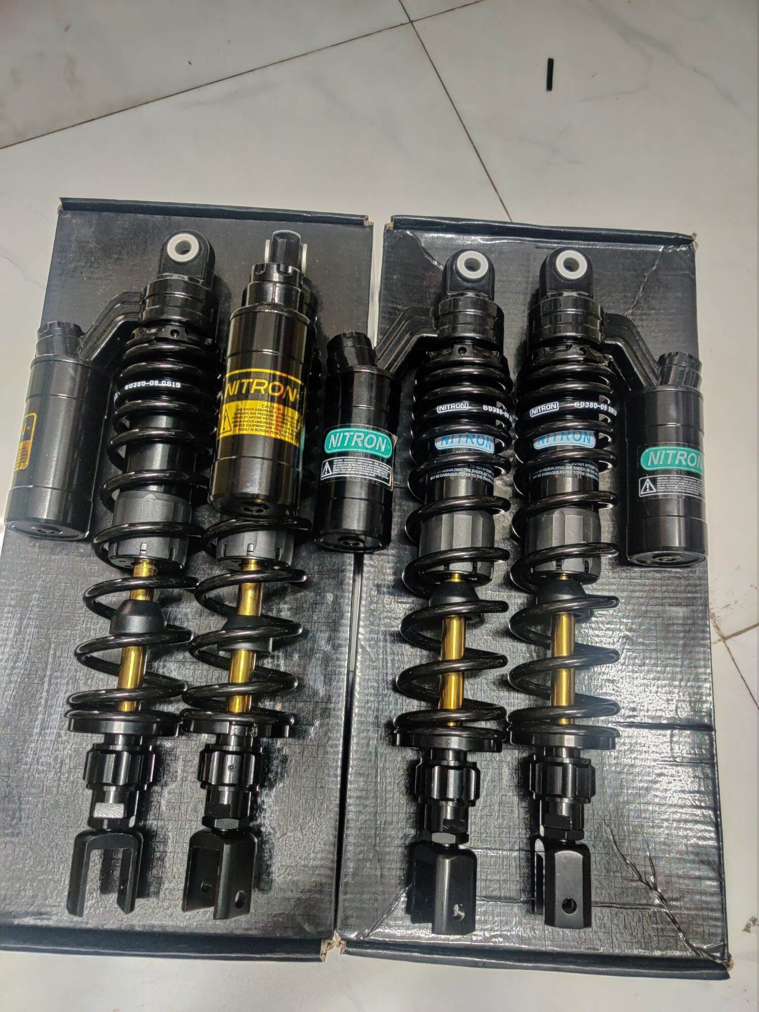 🎉🎉new new🎉 phuộc sau gắn sh việt nam 125i 150i 160i nitron bình dầu full đen
