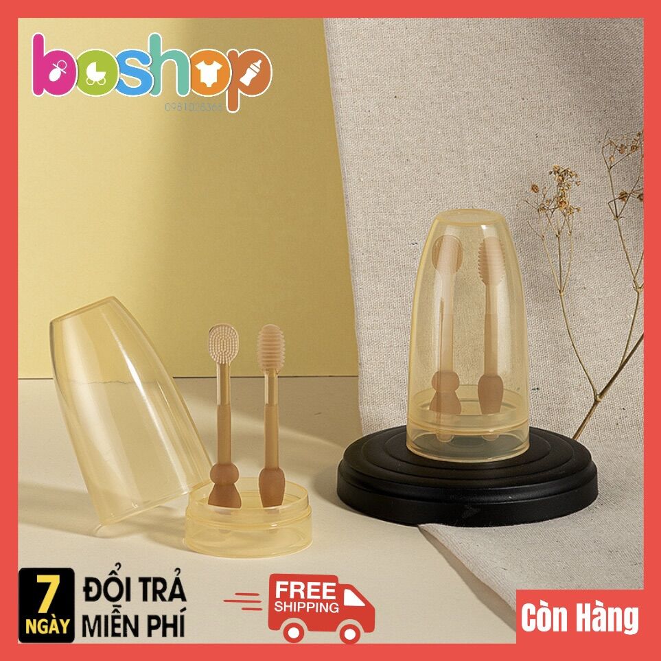 Bộ rơ lưỡi, bàn chải đánh răng cho bé