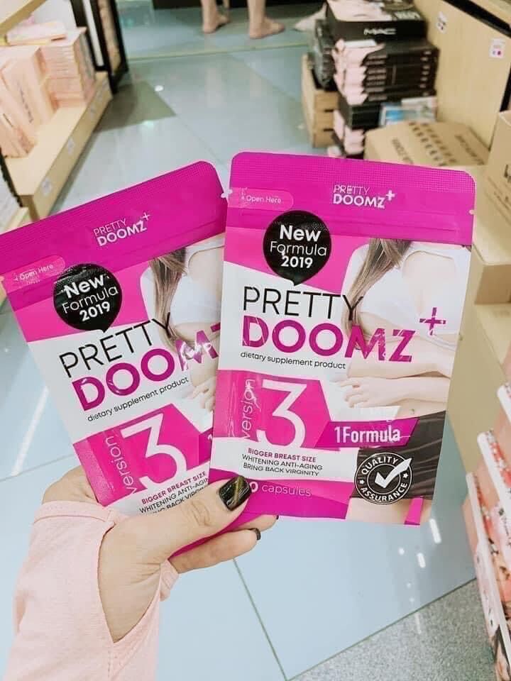 gói 30vien nở ngực pretty doomz thái lan