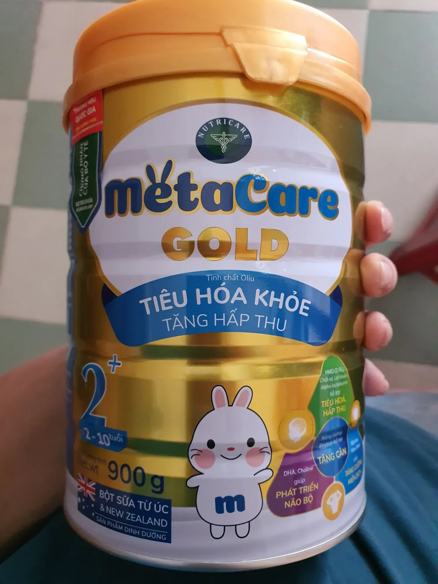 Sữa Metacare gold 2+ 900g ( Metacare 4 mới)