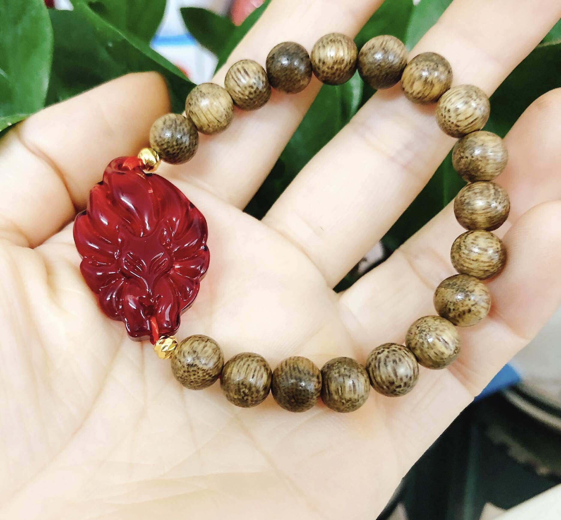 Vòng tay hồ ly đá thạch anh - tặng kèm hộp đựng cao cấp