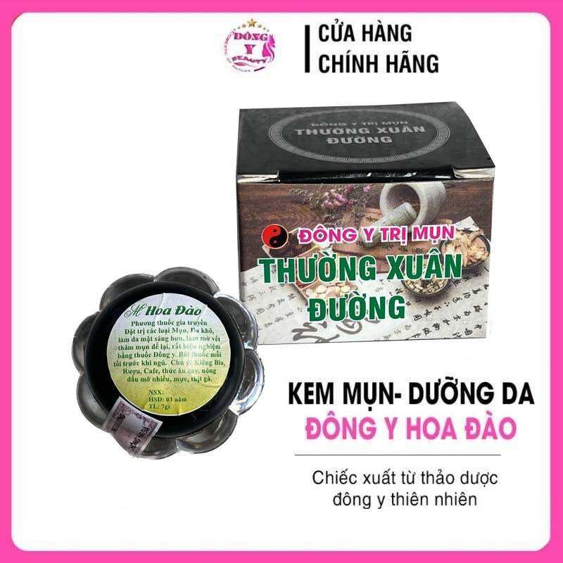 Kem Mụn Hoa Đào Nắp Đen Giảm mụn mờ thâm