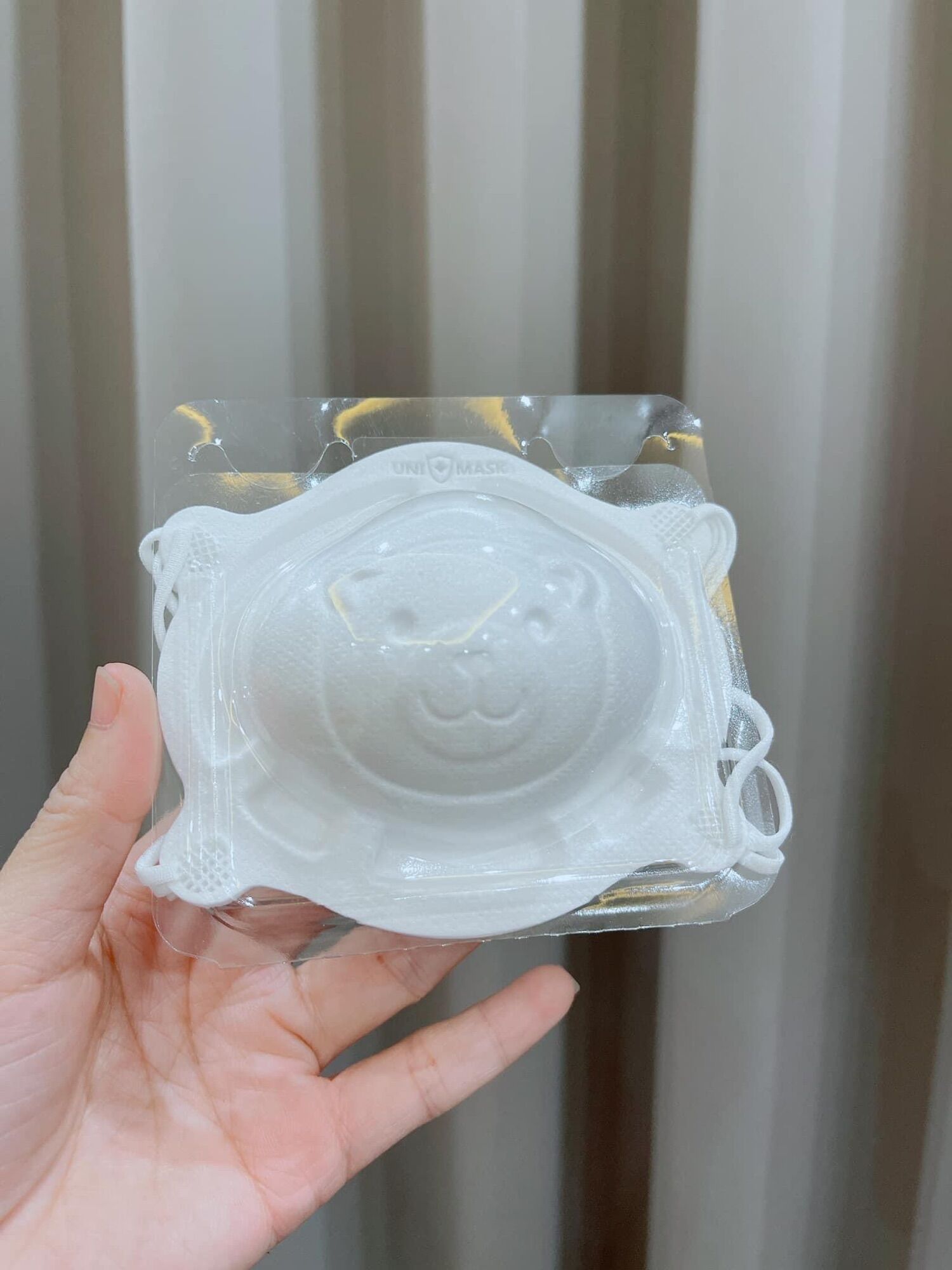 Túi 3 Cái Khẩu Trang Cho Bé Gấu Uni Mask